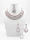 1 Carat Round Moissanite Teardrop Pendant Necklace – Silver Tone Halo Necklace with GRA Certificate & Jewelry Box 7064